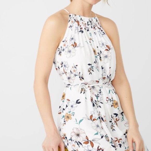 RW&CO NWOT halter silky crepe shift dress - Picture 4 of 16